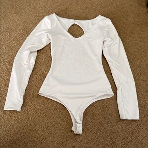 Love Culture White Long Sleeve Jumpsuit